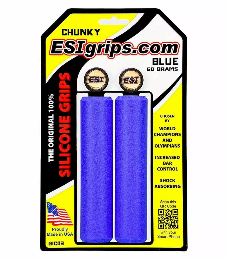 ESI Grips Manopole Chunky 60gr Blu 3 ESI Grips Manopole Chunky 60gr Blu