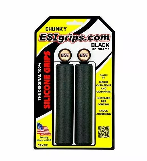 ESI Grips Manopole Chunky 60gr Nero 3 ESI Grips Manopole Chunky 60gr Nero