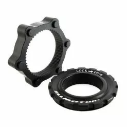 ALLIGATOR Adattatore Dischi 6 Fori Centerlock Per Perno Passante Nero