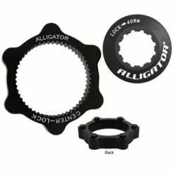 ALLIGATOR Adattatore Dischi 6 Fori Centerlock Nero