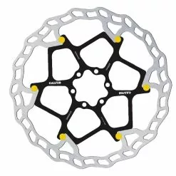 Galfer-bike Disco Freno Wave Flottante 6 Fori Nero/giallo