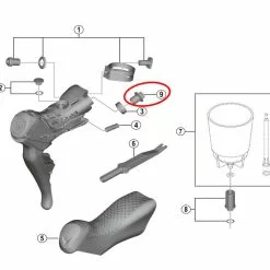 Shimano Bullone Di Collegamento Sm-bh90 -Vendite Impianti Frenanti esploso shimano