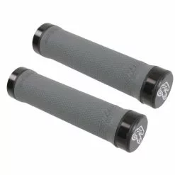 Manopole Renthal Grip Tech Lock-on Medium Grigio