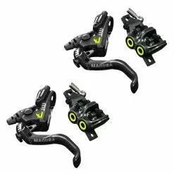 Impianto Frenante Magura MT7 Pro Nero/giallo Fluo