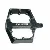 Exustar Pedali Flat Bmx/freeride Alu Nero