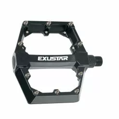 Exustar Pedali Flat Bmx/freeride Alu Nero