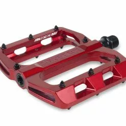 Pedali Menace Flat Rosso Lucido
