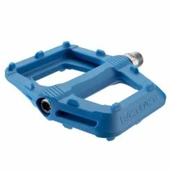 Race Face Pedali Flat Ride Blu