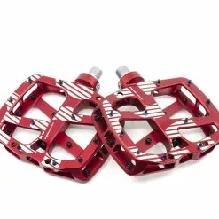 E-thirteen Pedali Plus Flat Rosso