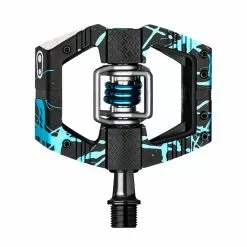Pedali Crankbrothers Mallet E Ls Ltd Splatter Nero/blu