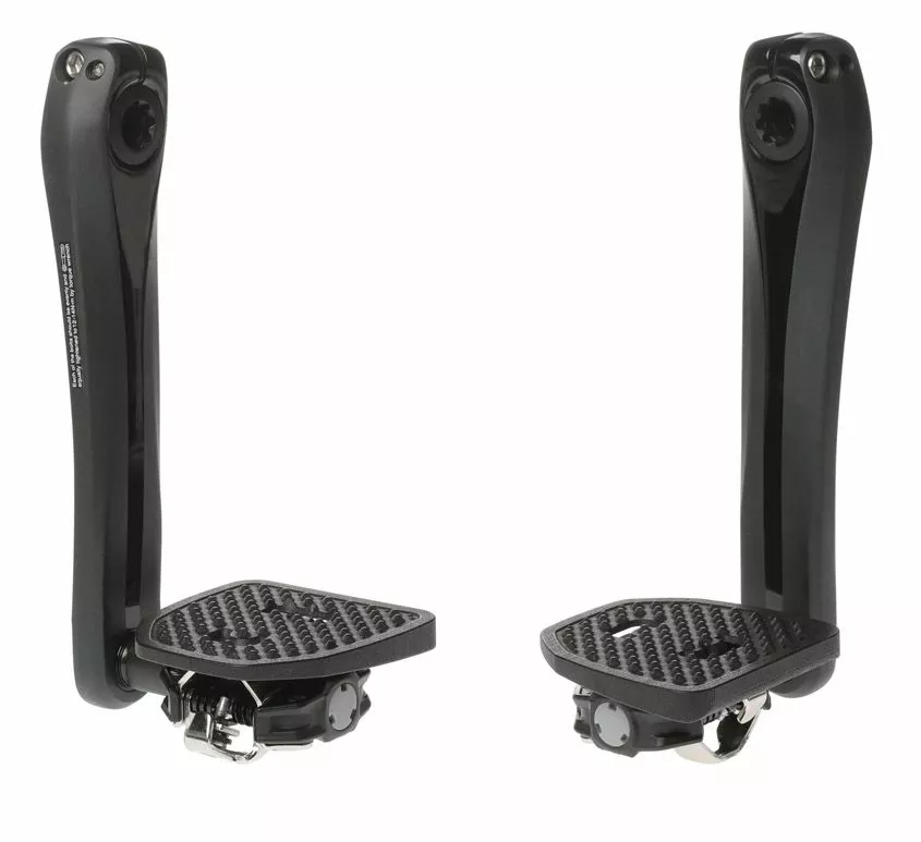 Pedal Plate Adattatore Per Pedali Shimano Spd/x-track Nero 4 Pedal Plate Adattatore Per Pedali Shimano Spd/x-track Nero - immagine 2