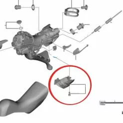 Shimano Cover Inferiore Leva Comando Dura-ace Dx St-r9120 + Vite