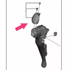 Shimano Placchetta St-9001 Dx Dura-ace Con Vite