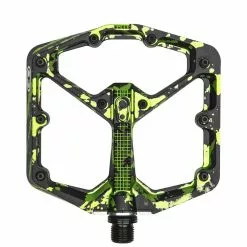 Pedali Crankbrothers Stamp 7 Splatter Verde Tg.L