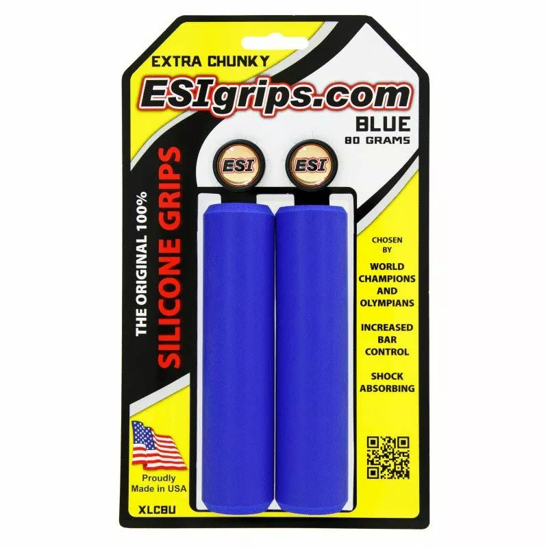 ESI Grips Manopole Extra Chunky 80gr Blu 3 ESI Grips Manopole Extra Chunky 80gr Blu